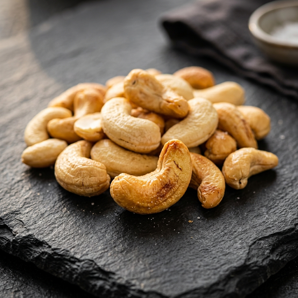 Premium roasted cashew kernels