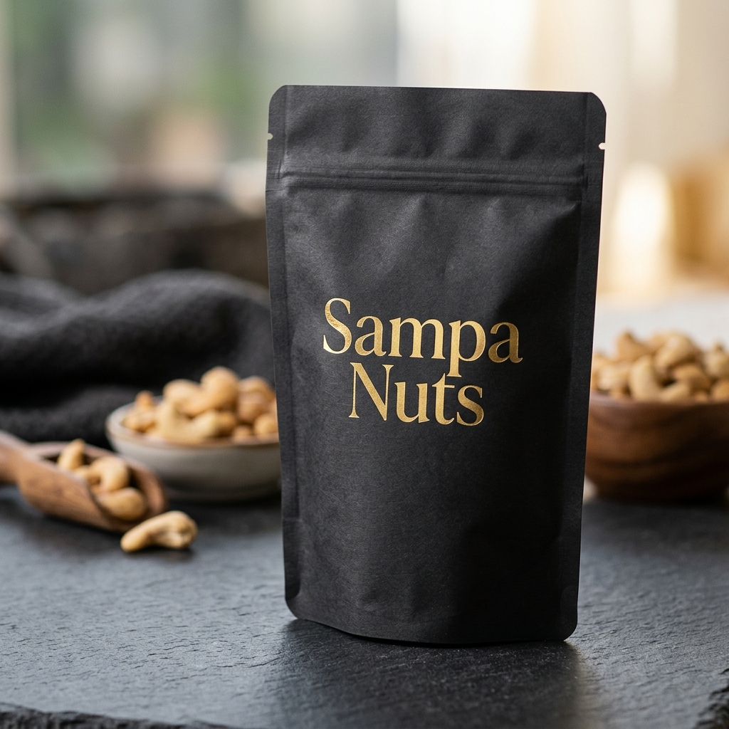Premium cashew retail packaging